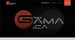 Desktop Screenshot of gama.ca