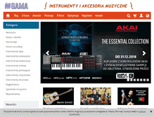 Tablet Screenshot of gama.gda.pl
